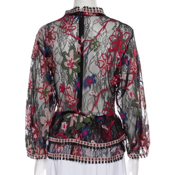 Anna Sui lace blouse XL - Picture 3 of 6